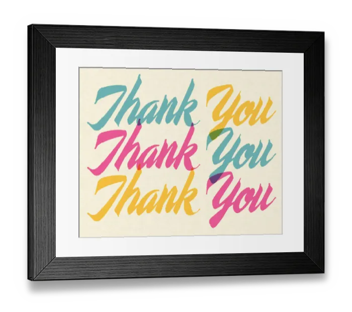 Framed Print : Thank You. http: / / csaimages.com / images / istockprofile / csa_vector_dsp.jpg Framed Print : Thank You. http: / / csaimages.com / images / istockprofile / csa_vector_dsp.jpg