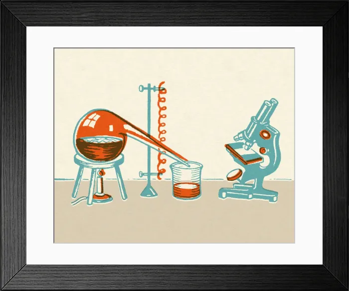 Framed Print : Science Lab Equipment Framed Print : Science Lab Equipment