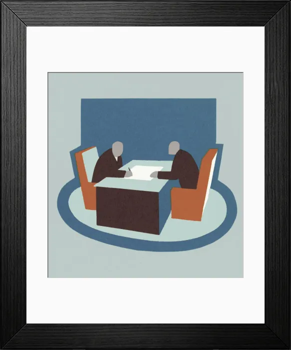 Framed Print : Business Meeting Framed Print : Business Meeting