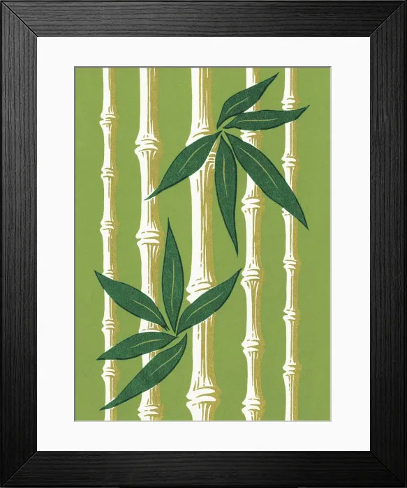 Framed Print : Green Bamboo Framed Print : Green Bamboo