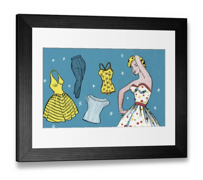 Framed Print : Woman and Clothing Framed Print : Woman and Clothing