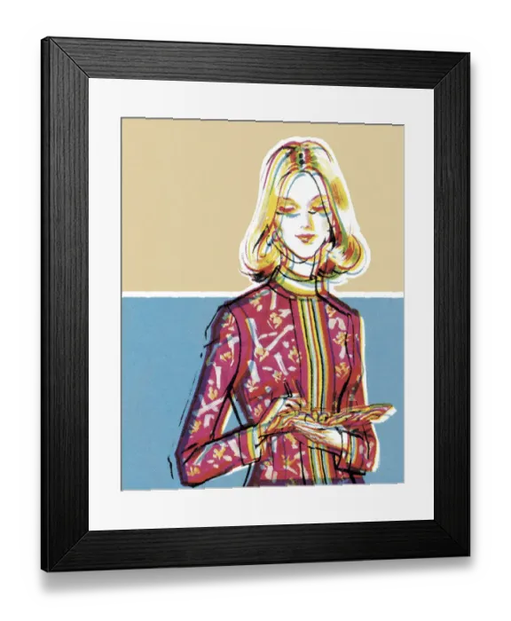 Framed Print : Stylish Woman Framed Print : Stylish Woman