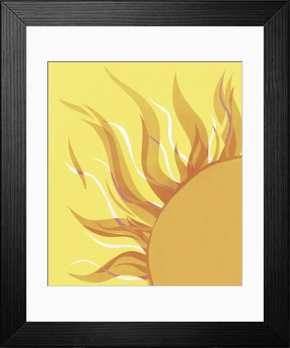 Framed Print : Hot Sun. http: /  / csaimages.com / images / istockprofile / csa_vector_dsp.jpg