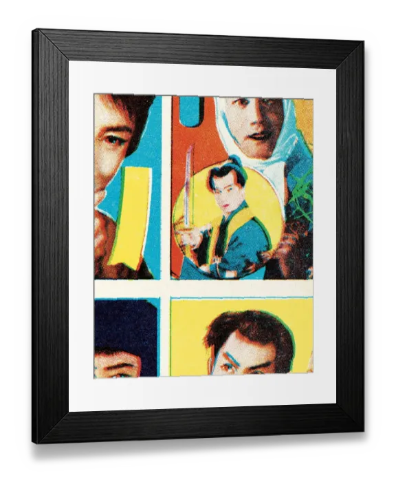 Framed Print : Samurai pattern Framed Print : Samurai pattern