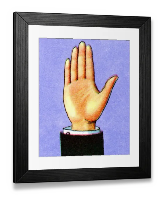 Framed Print : Uplifted Hand Framed Print : Uplifted Hand