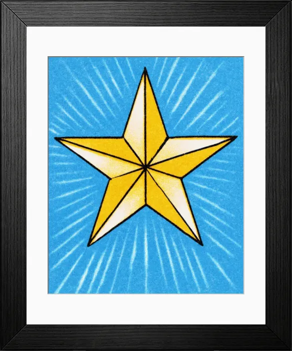 Framed Print : Bright Star Framed Print : Bright Star