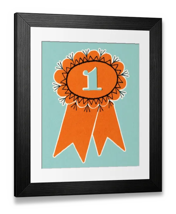 Framed Print : First Place Ribbon Framed Print : First Place Ribbon