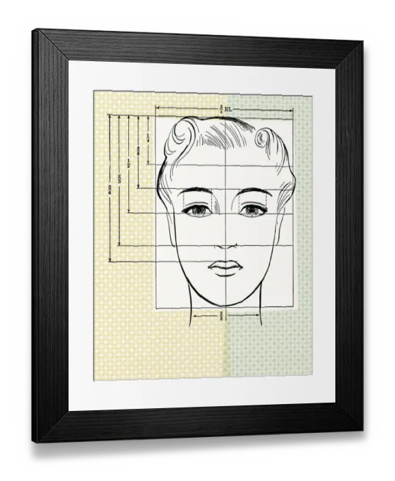Framed Print : Womans face Framed Print : Womans face