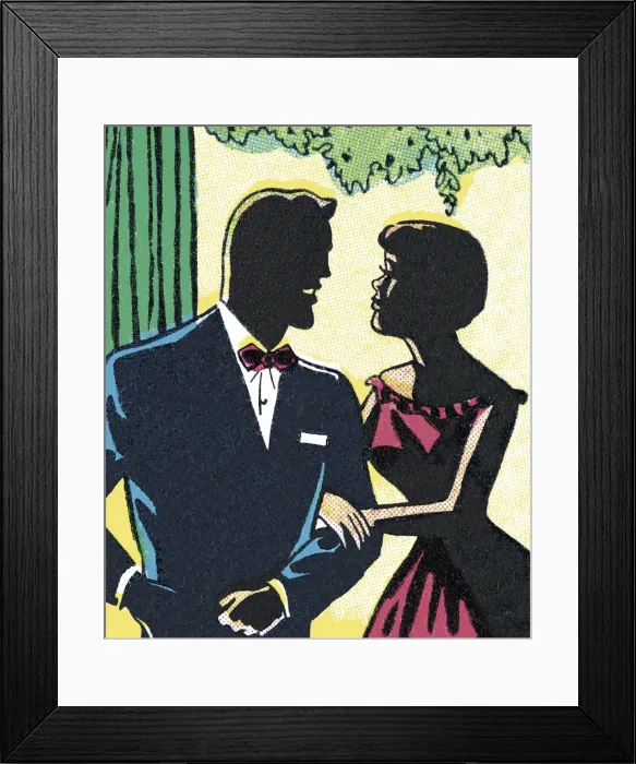 Framed Print : Couple Arm in Arm Framed Print : Couple Arm in Arm