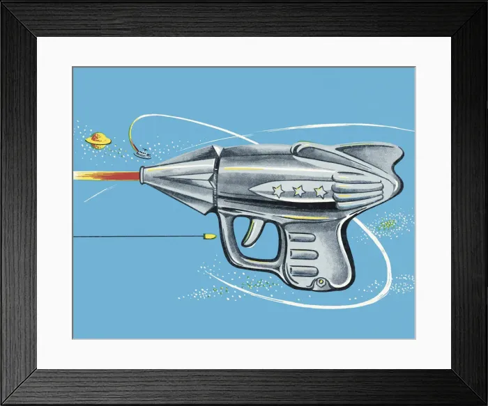Framed Print : Ray Gun. http: / / csaimages.com / images / istockprofile / csa_vector_dsp.jpg Framed Print : Ray Gun. http: / / csaimages.com / images / istockprofile / csa_vector_dsp.jpg