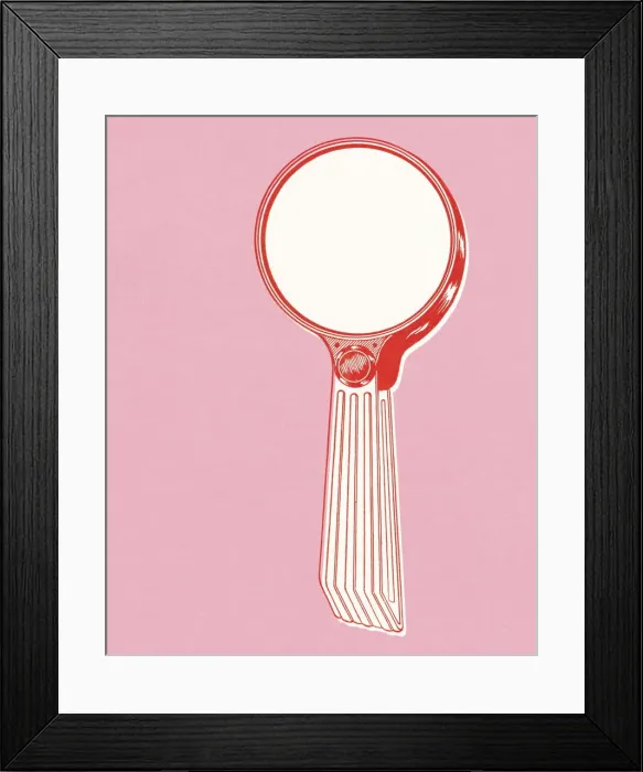 Framed Print : Hand mirror Framed Print : Hand mirror