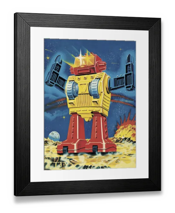 Framed Print : Giant Robot Framed Print : Giant Robot