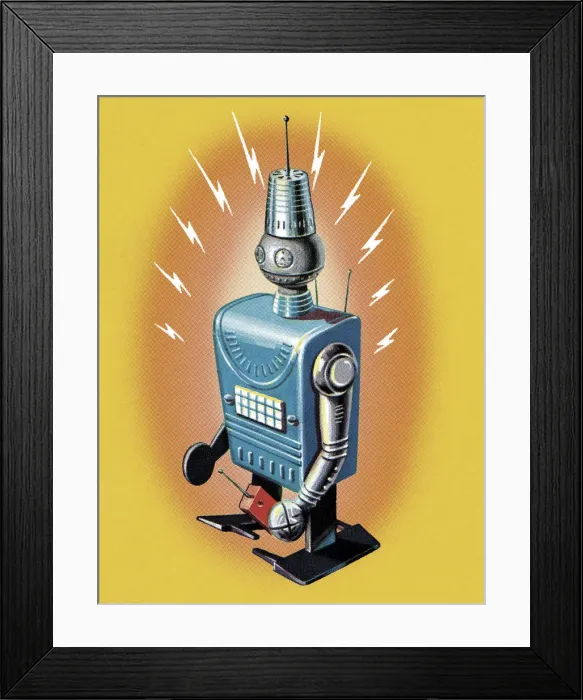 Framed Print : Transmitter Robot Framed Print : Transmitter Robot