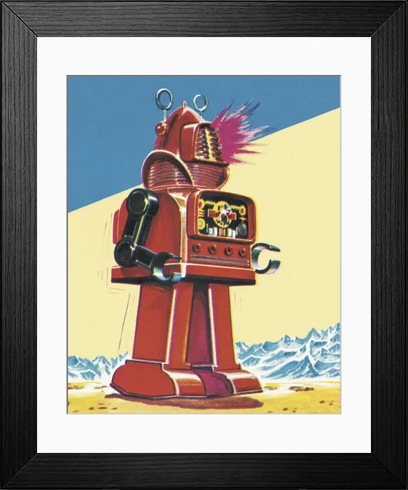 Framed Print : Large Robot Framed Print : Large Robot
