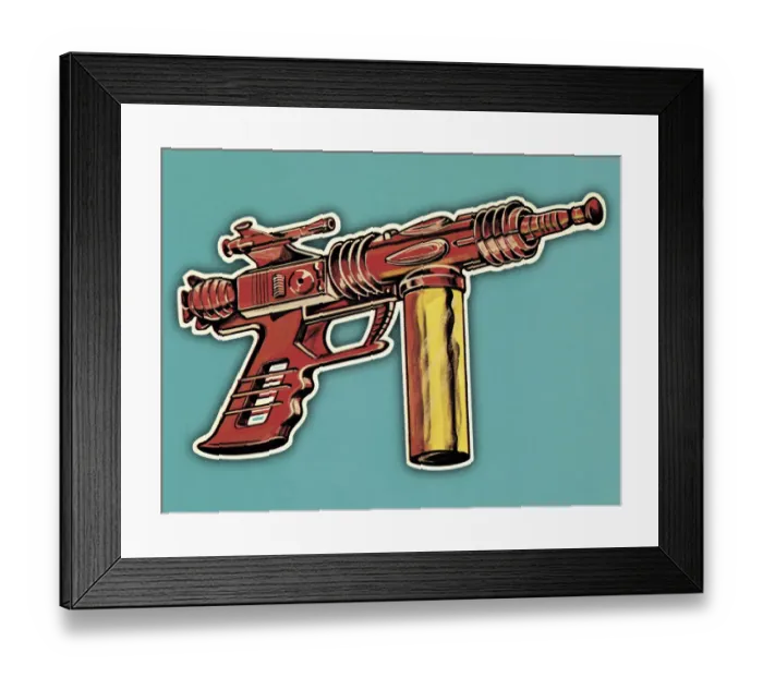 Framed Print : Ray Gun. http: / / csaimages.com / images / istockprofile / csa_vector_dsp.jpg Framed Print : Ray Gun. http: / / csaimages.com / images / istockprofile / csa_vector_dsp.jpg