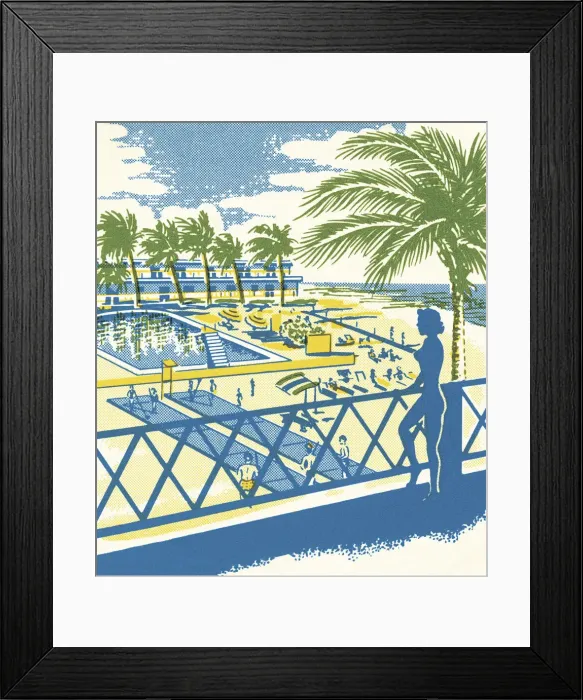 Framed Print : Tropical Vacation Framed Print : Tropical Vacation