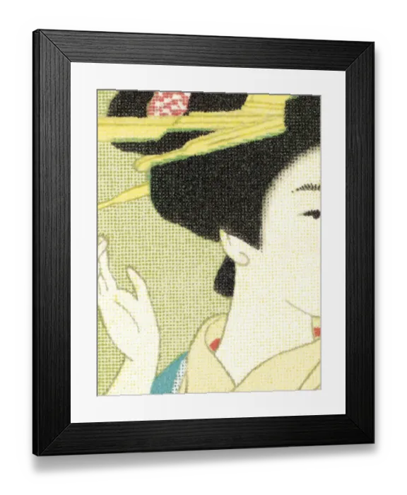 Framed Print : Asian up do Framed Print : Asian up do