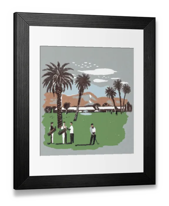 Framed Print : Golf Course Framed Print : Golf Course