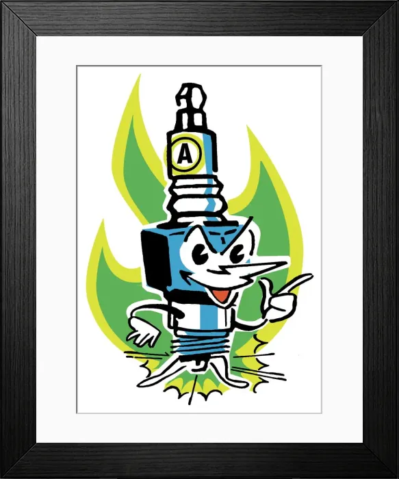 Framed Print : CSA Spark Plug Framed Print : CSA Spark Plug