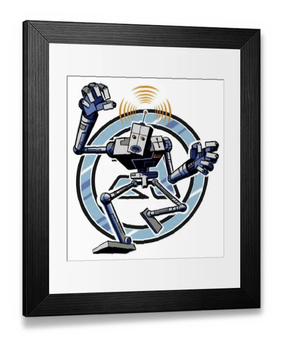 Framed Print : Robot on Seal Framed Print : Robot on Seal