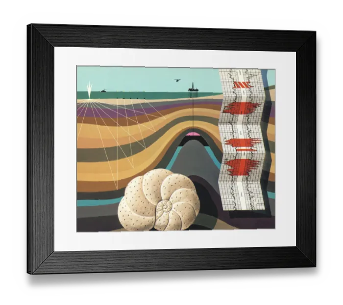 Framed Print : Layers Under the Sea Framed Print : Layers Under the Sea