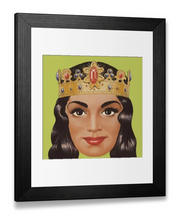 Framed Print : Portrait of a Queen Framed Print : Portrait of a Queen