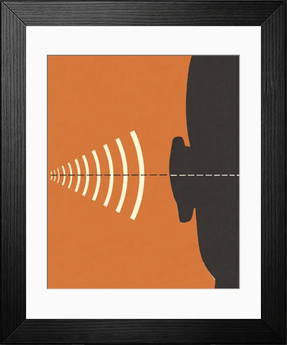 Framed Print : Frequency and Hearing Framed Print : Frequency and Hearing