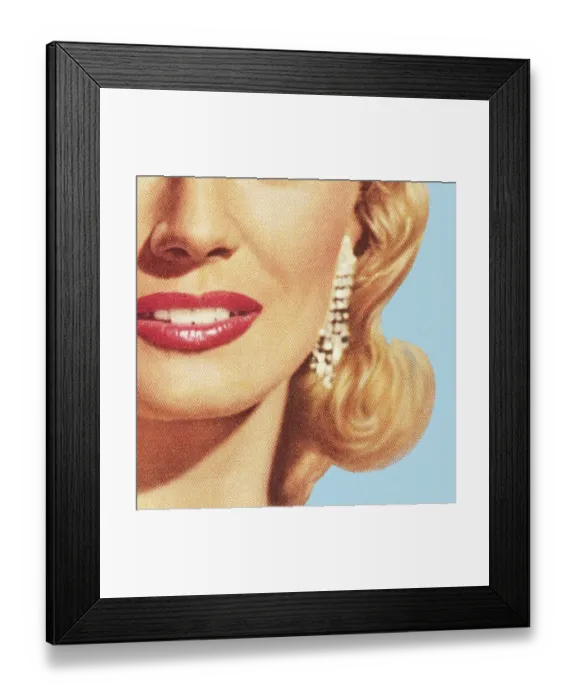 Framed Print : Close up of Womans Face Framed Print : Close up of Womans Face