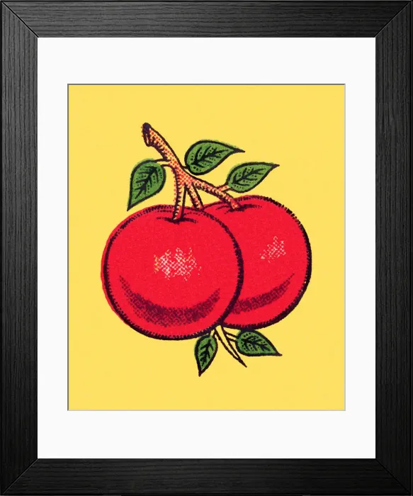 Framed Print : Two Cherries Framed Print : Two Cherries