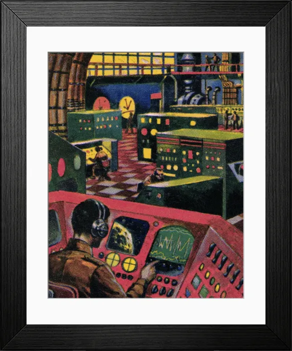 Framed Print : Control Center Framed Print : Control Center