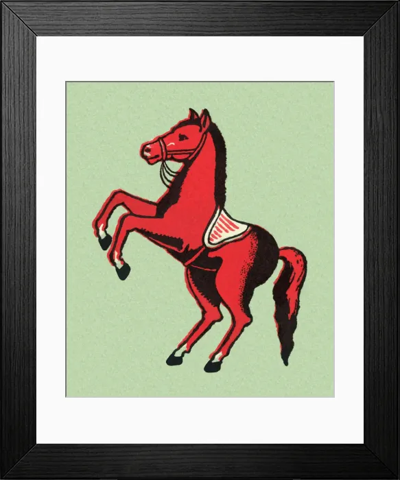 Framed Print : Horse Rearing Up Framed Print : Horse Rearing Up