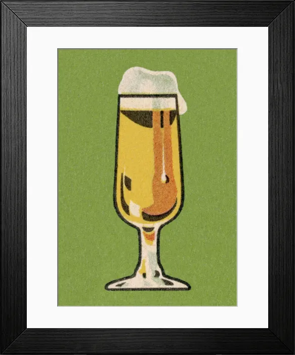 Framed Print : Glass of Beer Framed Print : Glass of Beer