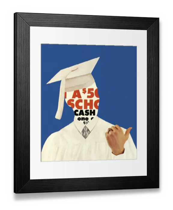 Framed Print : Cap and Gown Framed Print : Cap and Gown