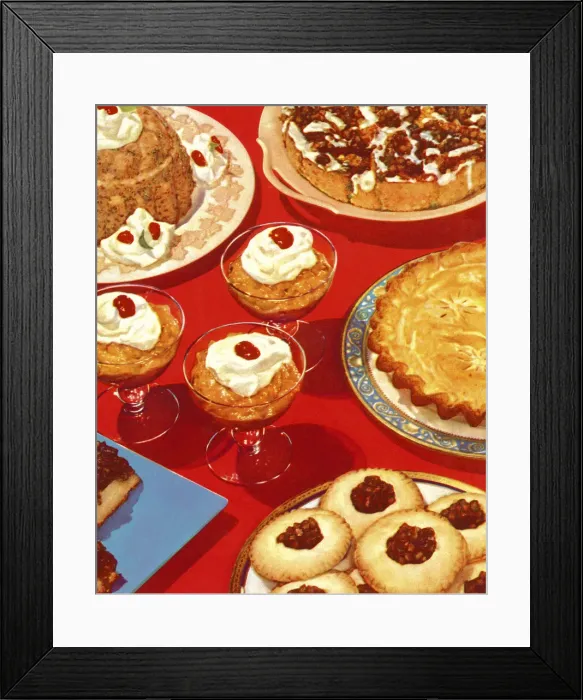 Framed Print : Table Full of Desserts Framed Print : Table Full of Desserts