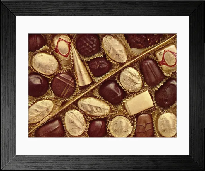 Framed Print : Box of Assorted Chocolates Framed Print : Box of Assorted Chocolates
