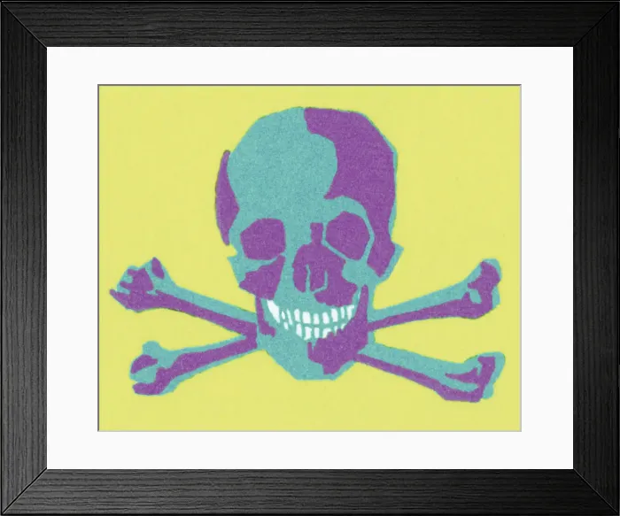 Framed Print : Skull and Crossbones Framed Print : Skull and Crossbones