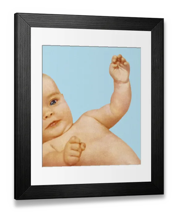 Framed Print : Nude Baby Framed Print : Nude Baby
