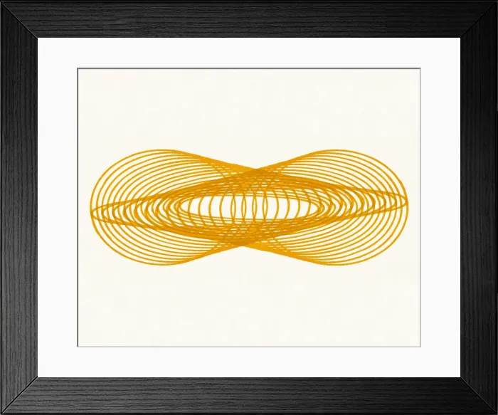 Framed Print : Orange Line Drawing Framed Print : Orange Line Drawing