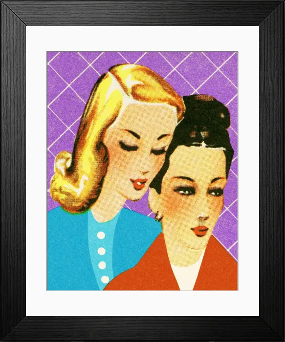 Framed Print : Two Women Framed Print : Two Women