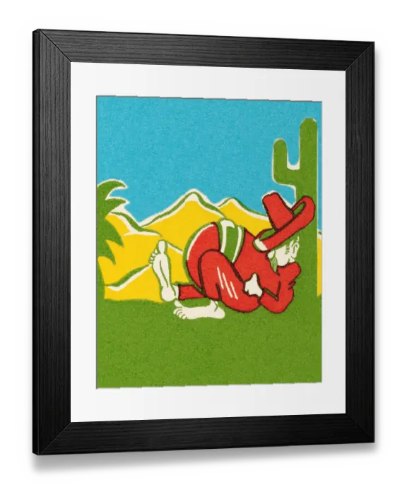 Framed Print : Mexican Siesta Framed Print : Mexican Siesta