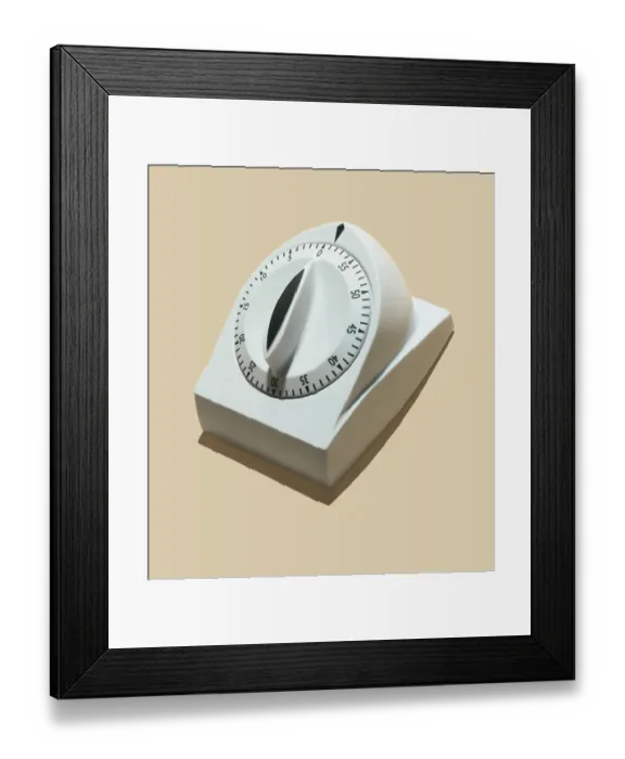 Framed Print : Timer Framed Print : Timer