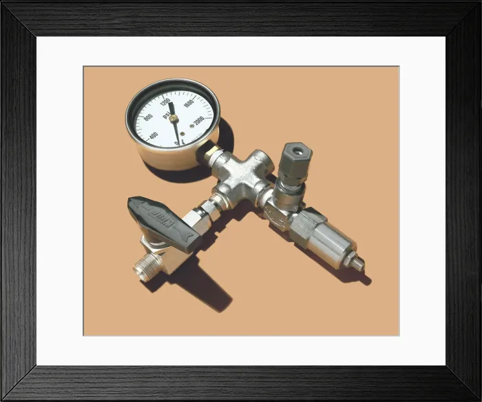 Framed Print : Valve Gauge Framed Print : Valve Gauge