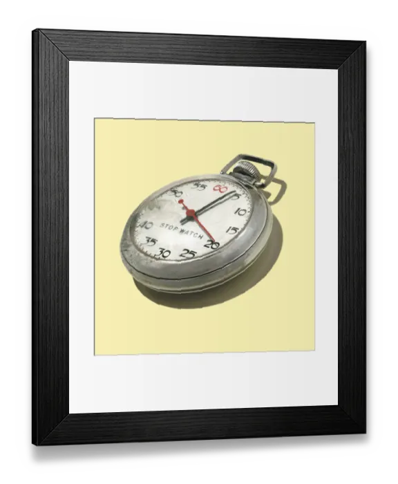 Framed Print : Stopwatch