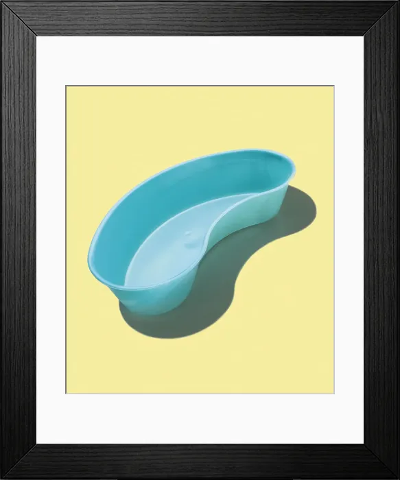 Framed Print : Kidney Shape Bowl Framed Print : Kidney Shape Bowl