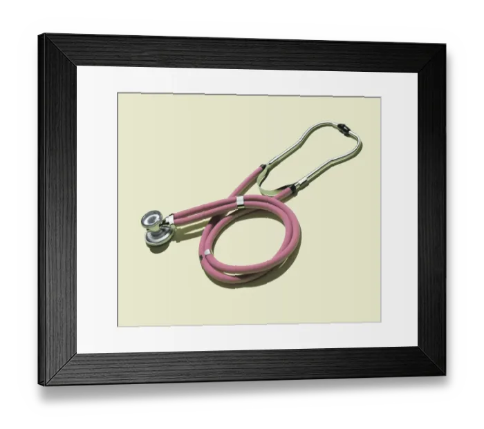Framed Print : Stethoscope