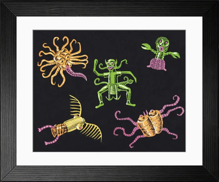 Framed Print : Bug Creatures Framed Print : Bug Creatures