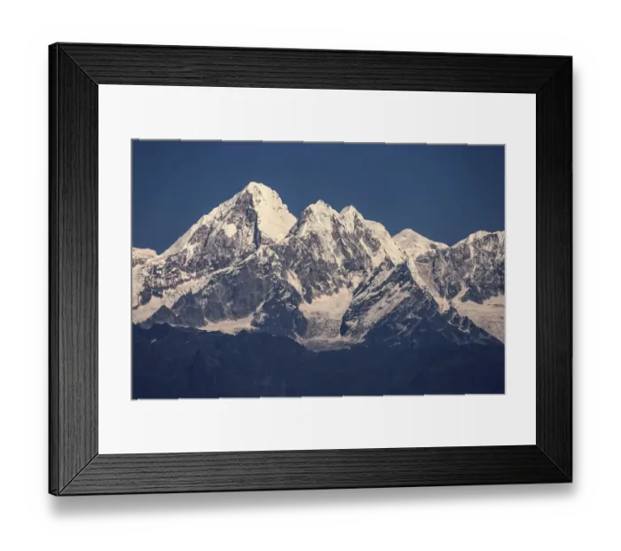 Framed Print : Mountains of the Himalayas, at Nagarkot, Nepal Framed Print : Mountains of the Himalayas, at Nagarkot, Nepal