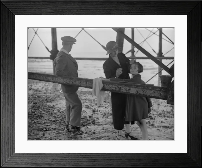 Framed Print : Under the Boardwalk Framed Print : Under the Boardwalk