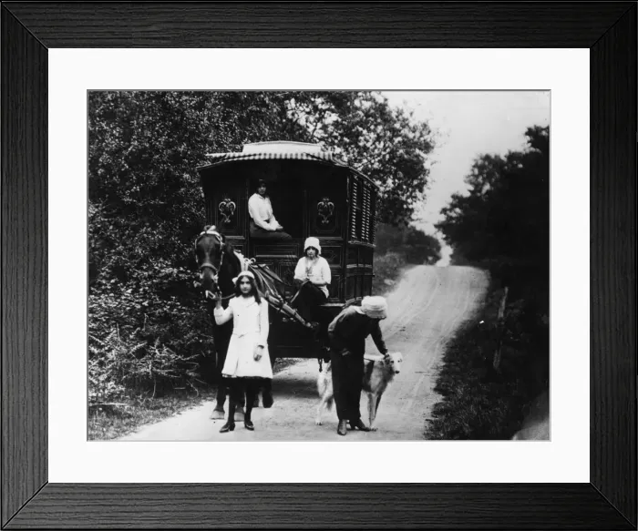 Framed Print : Caravaning Framed Print : Caravaning