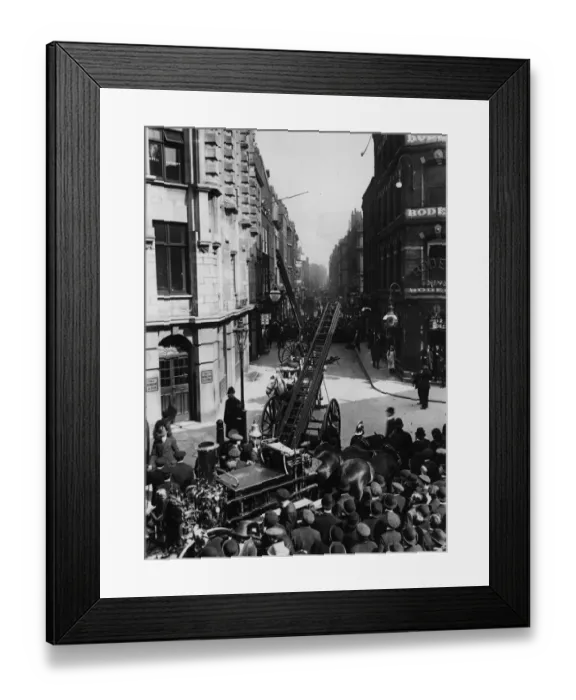 Framed Print : Warwick Street Fire Framed Print : Warwick Street Fire